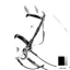 Equipe Patent Leather Bridle Weymouth Rolled with Reins BR31-Black